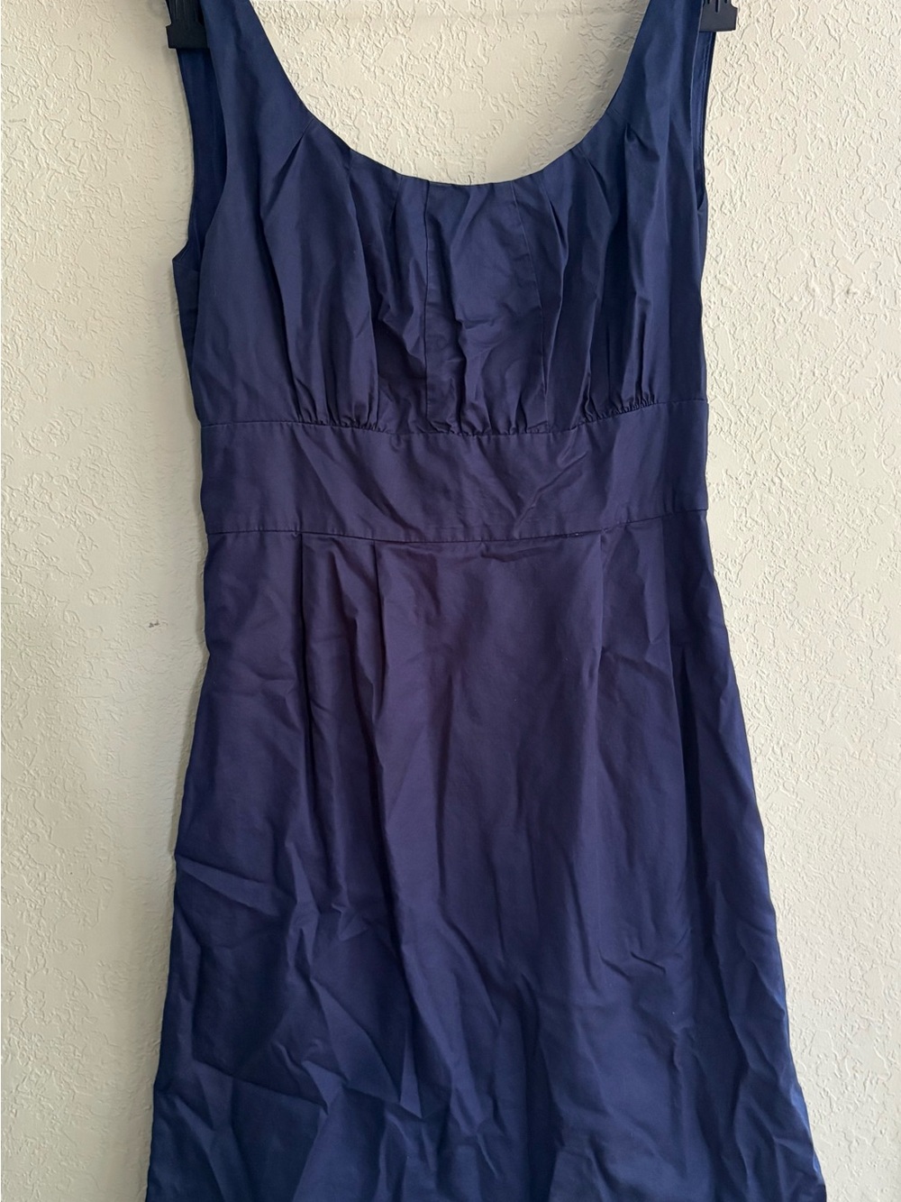 J. Crew Navy Scoop-Neck Sleeveless Dress